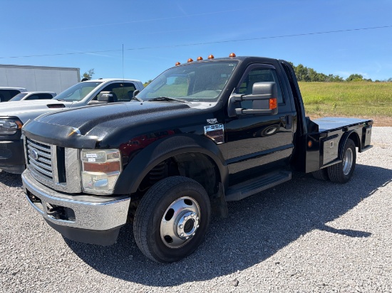 2008 FORD F-350 XLT FLATBED TRUCK