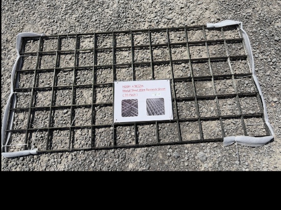 LOT OF (10) METAL STEEL WIRE REMESH SHEETS