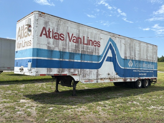 DUAL TANDEM AXLE MOVING TRAILER