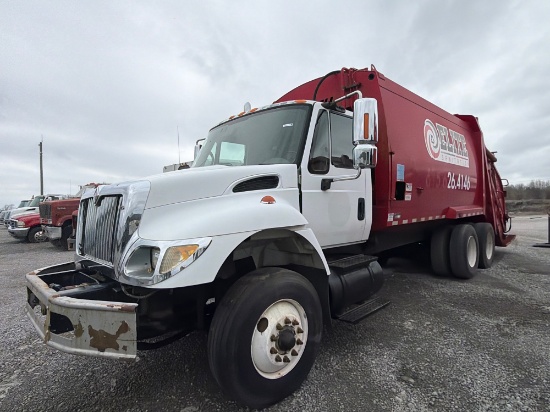 2004 INTERNATIONAL 7400 REAR LOAD SANITATION TRUCK