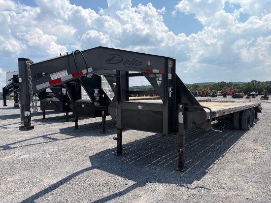 2025 Delta 25+5 Dual Tandem Gooseneck Trailer