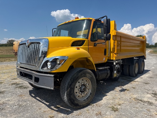 2009 International 7500 Workstar Tri Axle Dump Truck
