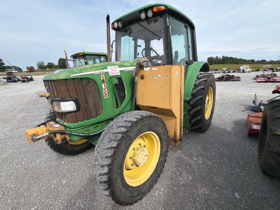 John Deere 6420 Farm Tractor W/Side Mount Mower