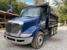 OUT OF AUCTION: 2008 INTERNATIONAL TRI-AXLE DUMP TRUCK
