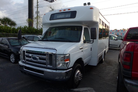 12 Ford Commercial Vans E350 Shuttle Bus