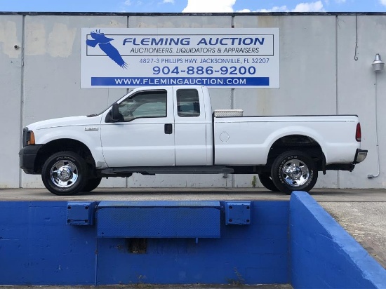 2005 FORD F250 4WD V8 EXT CAB 5.4L XL