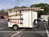 V-NOSE ENCLOSED TRAILER W/ TOOLS ROOFING/FRAMING