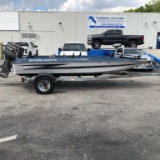 1998 HYDRA SPORTS X 270 BASS BOAT OUTBOARD