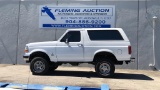 1993 FORD BRONCO 4WD V8 2D SUV 5.0L SUPERCHARGED