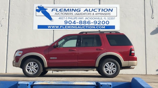 2008 FORD EXPLORER 4WD V6 4D SUV EDDIE BAUER