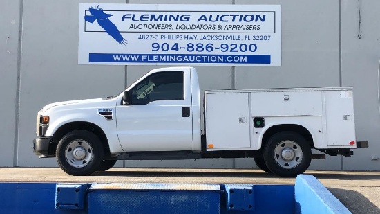 2008 FORD F350 SRW 2WD V8 TDSL REG CAB 6.4L XL