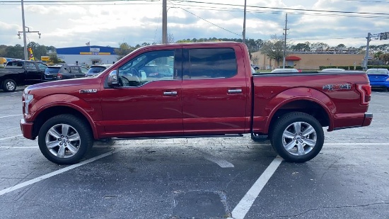 2016 FORD F150 4WD V8 FFV CREW CAB 5.0L PLATINUM