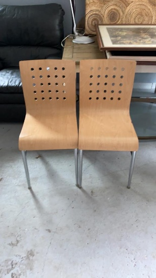 Pair of Vintage Scan Design Chairs