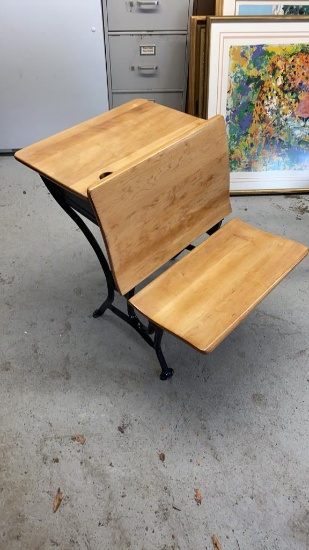 VINTAGE SCHOOL DESK