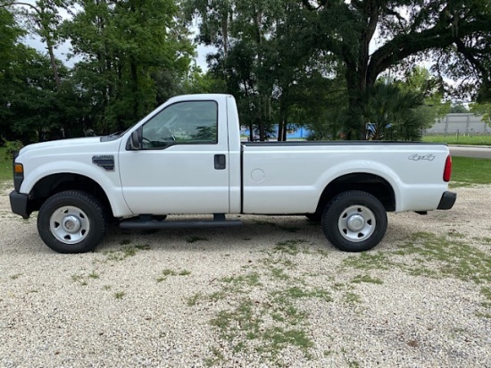 2008 FORD F250 4WD V8 REG CAB 5.4L XL