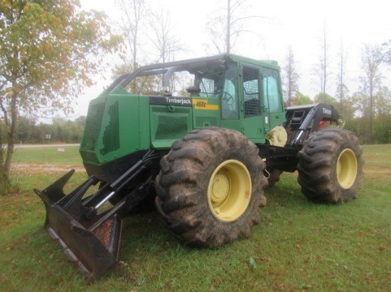 Timberjack 460C Grapple Skidder, S/N: 985661, 7,644 Miles Showing, Cummins