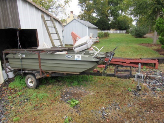 Pelican Bass Raider 10E DLX Boat, S/A Trailer(VIN: N/A-Not Visible, Ball Hi