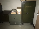 L.N. Cooke Safe, 2-Drawer File Cabinet, Locking Vault.