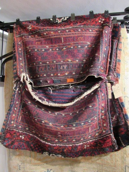 Old Saddlebags From Afghanistan - Retail Price: $1,200.  Located: First Floor, Right Rack