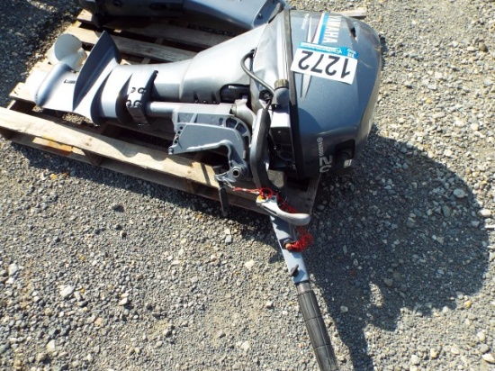 Yamaha 20 HP Gas. Outboard Boat Motor (VDOT Unit #N85103)