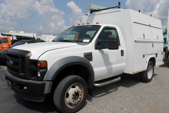 2010 Ford F550 XL Super Duty 4x4 Utility Truck (Henrico County Unit #9180)(Starts & Moves-Engine Nee