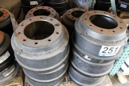 (10) Semi-Truck Brake Drums