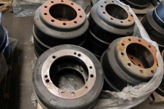 (8) Misc. Semi-Truck Brake Drums