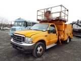 2003 Ford F550 XL Super Duty Aerial Tower Truck (County of Henrico Unit# 4040)