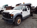 2010 Ford F550 XL Super Duty 4x4 Crew Cab 9' Dump Truck (County of Henrico Unit# 7100)(Inoperable/Wo
