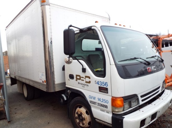 2000 GMC W4500 14' S/A Box Truck (Unit# 5-4356)