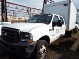 2003 Ford F550 XL Super Duty 12' S/A Crew Cab Box Truck (Unit# T-118)