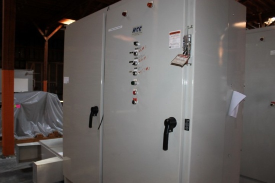 79" x 20" x 84" 2-Door Motor Control/Relay Cabinet w/Electrical Components (Unknown Components As Ca