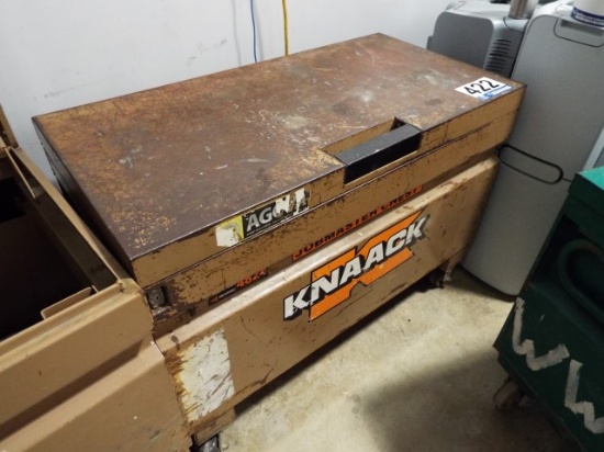 Knaack Job Site Tool Box on Casters w/Contents