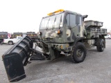 1995 Stuart & Stevenson M-1078 12' S/A 4x4 Flatbed Military Truck