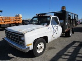 1989 Chevrolet 3500 12' Stake Body Truck (Hanover Co. Unit #5402) (NO BRAKES)