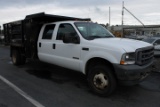 2004 Ford F450 XL Super Duty Crew Cab 9' S/A Dump Truck