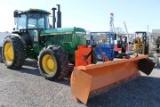 John Deere 4850 4x4 Tractor w/Snowplow