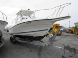 1997 Bayliner Model #2352 FV Boat w/2006 Homemade Boat Trailer