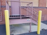Exterior Stair Case with Hand Rails