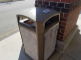 2 Corner Unit Trash Cans