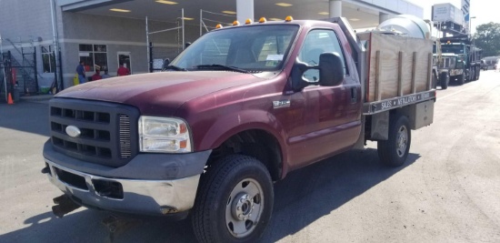 2006 Ford F250...SD S/A 4x4 9' Stake Body...Truck