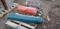 3 PCS: Gas Cylinders With Hose and Torch Head; Cart