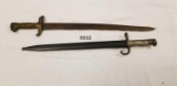 2 PCS: Weyersbery Kirschbaum Sword/Bayonet; Sword/Bayonet