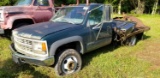 1998 Chevrolet 4x4 3500 Flatbed Truck (Inoperable)