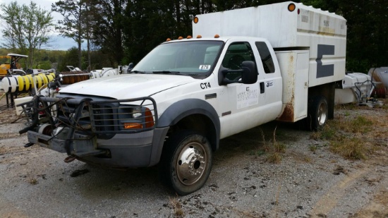 2005 Ford F-550 Ext. Cab 4x4 Chip Truck (Unit #CT-4) (NO KEY)