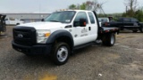 2011 Ford F-450 4x4 Ext. Cab Flat Bed Truck (Unit #T43)