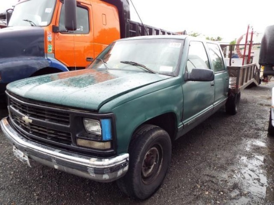 1999 Chevrolet 3500 Crew Cab Landscape Truck