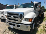 2007 Ford F650 Flatbed Truck (Unit #T7062)