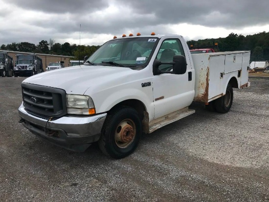 2002 Ford F350XL S/A Utility Truck
