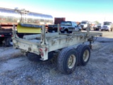 1980 HENRY M796 4-TON MILITARY BOLSTER TRAILER